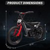 Dirt Bike for Kids, Motorcycle, 16 Inch Balance Bike for Ages 6-12,Christmas Gift - 3 of 4