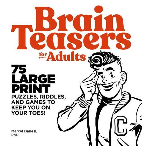 brain teasers for adults by marcel danesi paperback target