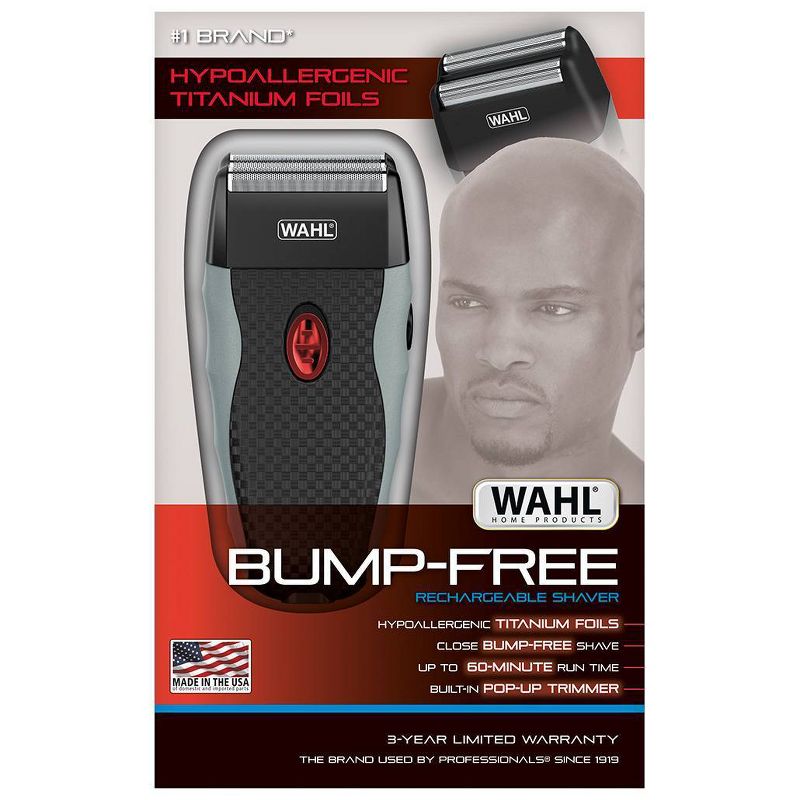 Wahl Bump Free Men's Rechargeable Electric Shaver - 7339-300, 2 of 7