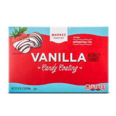 Naturally Flavored Vanilla Candy Coating - 16oz - Market Pantry™ – Target  Inventory Checker – BrickSeek