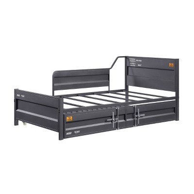 Acme Furniture Twin/Full Cargo Bed Gunmetal Finish