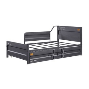 Acme Furniture Twin/Full Cargo Bed Gunmetal Finish - 1 of 4