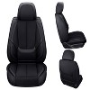 Coverado Stylish Faux Leather Car Seat Covers - 3 of 4