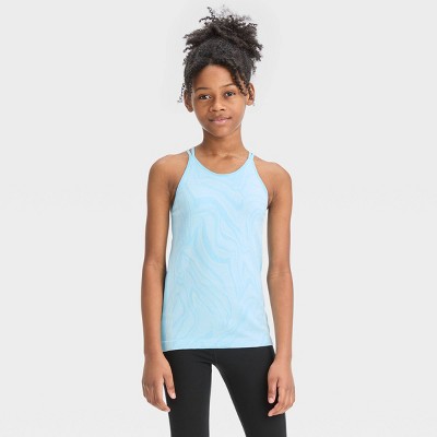 Girls' Seamless Tank Top - All in Motion™ Blue XS