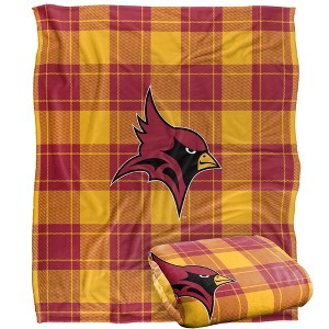 St.John Fisher College Campus Plaid Spirit Silky Touch Super Soft Throw Blanket 50x60 - 1 of 4