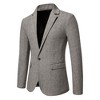 Men's Blazer Single-Button Casual Sport Coat Sizes M to 3XL - 2 of 3