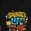 Women's - Spongebob Squarepants - Spongebob: The Search For Squarepants Sponges Life For Me Cropped Graphic T-Shirt - 2 of 4