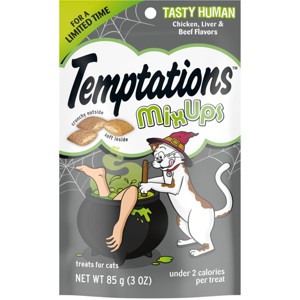 Temptations Tasty Human Haunted House with Chicken and Beef Flavor Halloween Cat Treats - 3oz - 1 of 4