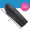 Seasonal Visions Wooden-Look Collapsable Coffin with Lid Halloween Decoration - 60 in x 24 in x 10 in - Black - 2 of 3