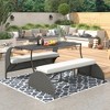 Transforming Garden Bench: Seats 4, Converts to Table and Chairs - 2 of 4