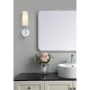 Elegant Lighting Mel 5 inch Wall Sconce in Chrome - 2 of 4