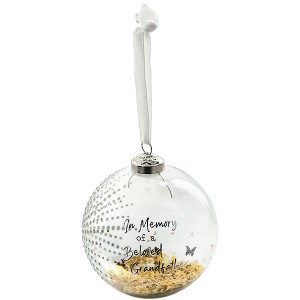 Pavilion Gift Company - Beloved Grandfather - 4" Glass Ornament - Tree Ornaments - 1 of 4