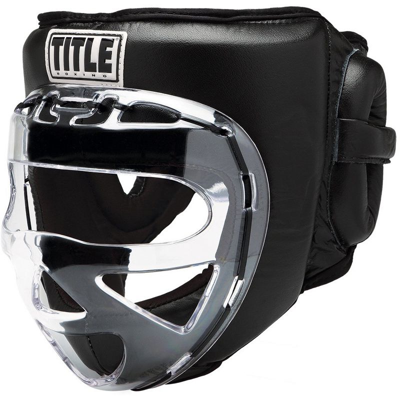 Title Boxing Face Shield No-Contact Training Headgear 2.0 - Black, 1 of 4