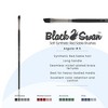 Black Swan Synthetic Red Sable Paint Brushes Angular Sets of 2- Professional Quality Long Handle Paint Brushes in Assorted Shapes and Sizes for Oil, - 2 of 4
