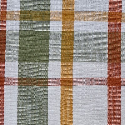 Autumn Plaid Cotton Table Runner 14" x 54"