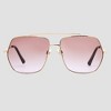 Women's Shiny Metal Navigator Sunglasses - Universal Thread™ Lavendar - 3 of 4