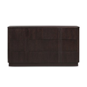 Teamson Home Potomac Modern Boho Solid Wood 6-Drawer Dresser with Deep Storage, Push-to-Open Design & Rounded Edges - 1 of 4