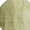 Olive Green And Artichoke Green Ombre Washable Indoor Outdoor Area Rug - 4 of 4