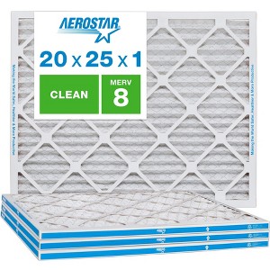 Aerostar AC Furnace Air Filter - Dust - MERV 8 - Box of 4 - 1 of 4