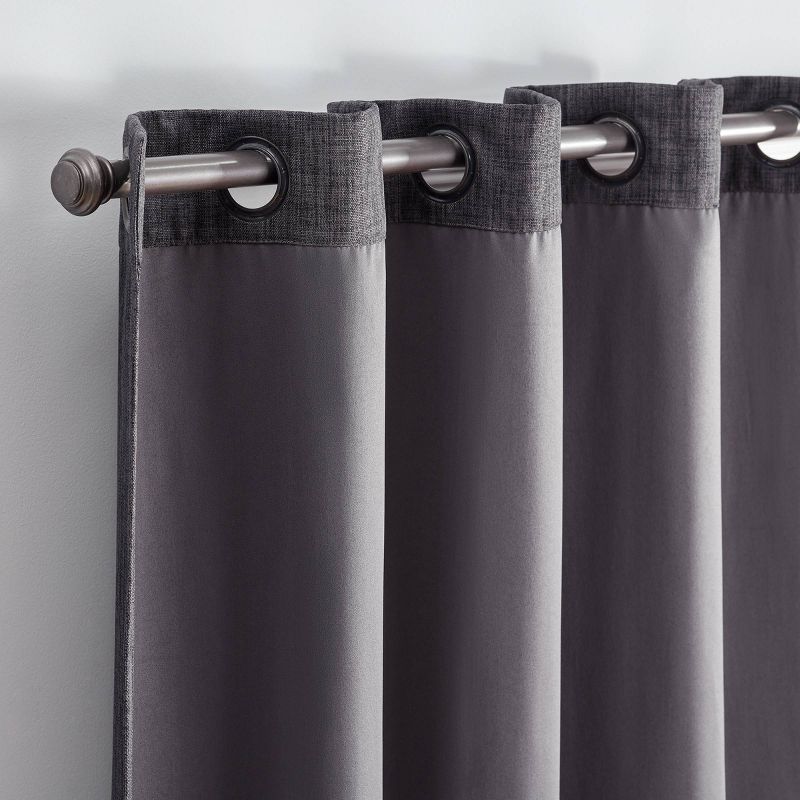 1pc Blackout Rowland Curtain Panel - Eclipse, 6 of 16