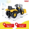 DOLU Kids Pedal Tractor and Excavator Ride On Toy with Adjusting Seat, Ages 3+ - 4 of 4