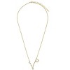 SHINE by Sterling Forever Delicate CZ Constellation Pendant Necklace Gold Pisces - 2 of 4