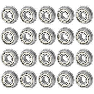 Unique Bargains Chrome Steel Durable Multipurpose Use Flanged Ball Bearing - 1 of 4