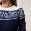 Hope & Henry Women's Organic Long Sleeve Fair Isle Raglan Sweater, Ski Lodge Intarsia, X-Small - 2 of 4