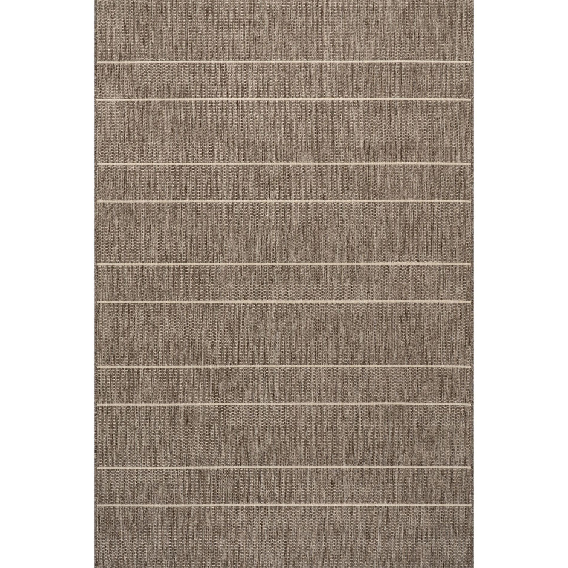 Nuloom Alaina Indoor/Outdoor Striped Area Rug, 4' x 6', Gray