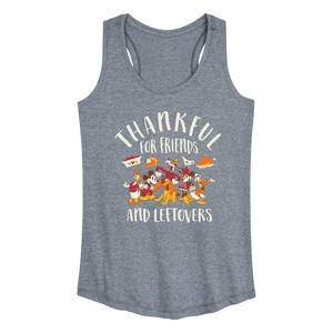 Women's - Disney - Friends And Leftovers Graphic Racerback Tank - 1 of 4