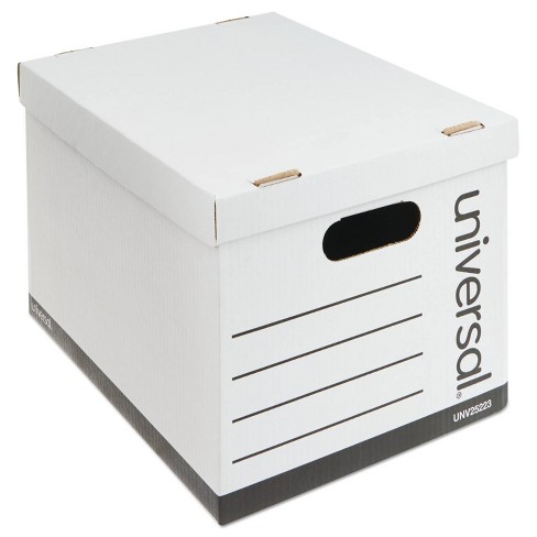 Economy File Storage Boxes with Lid, 24 x 15 x 10