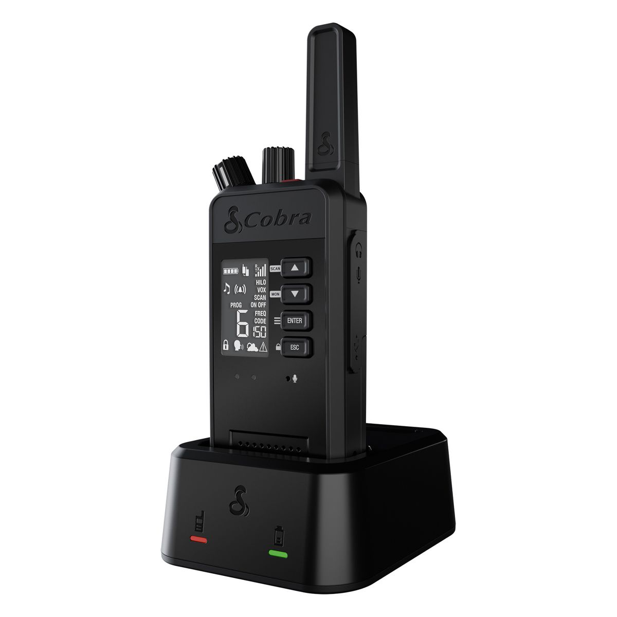 Cobra Performa 450 2-Way Handheld Business Radio with LCD Screen