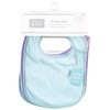 Hudson Baby Infant Girl Rayon from Bamboo Terry Bibs, Purple Mint - 2 of 4