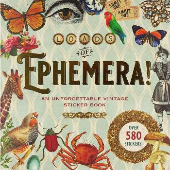 Bibliophelia Ephemera Sticker Book (over 780 stickers)