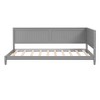 Bellemave Twin Size Daybed Frame with Backrest, Wood Twin Size Kids Bed with Slat Support for Kids,Teens,Daybed for Living Room, Bedroom,Gray - 4 of 4