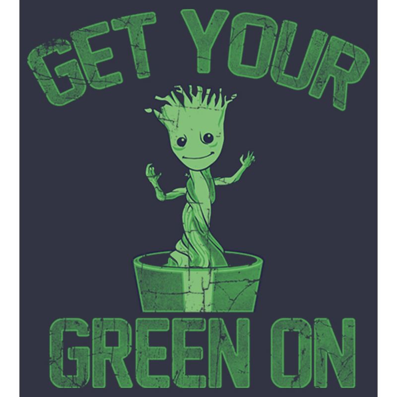 Women's Marvel Groot St. Patrick's Day Get Your Green On T-Shirt, 2 of 5