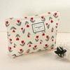 Unique Bargains Women's Floral Large Capacity Makeup Bag - 2 of 4
