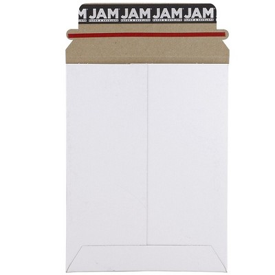 JAM Paper Stay-Flat Photo Mailer Stiff Envelopes w/Self-Adhesive Closure 6 x 8 1PSW