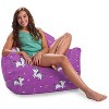 29" Malibu Canvas Lounge Bean Bag Chair - Posh Creations - 4 of 4