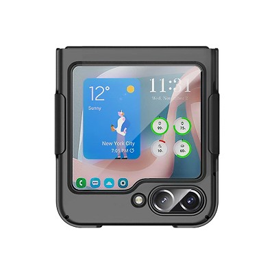 SaharaCase Anti-Slip Holster Case for Samsung Galaxy Z Flip5 Shock Absorbing Black (CP00500)