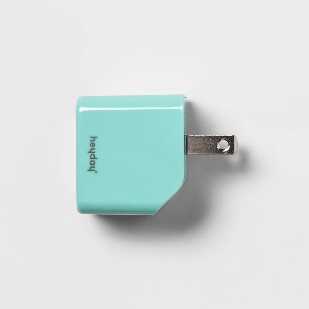 heyday 12W Single Port Wall Charger- Spring Teal