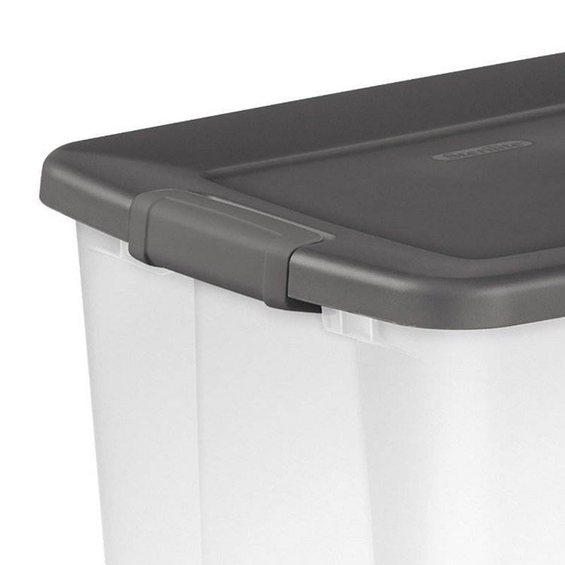Sterilite 50 Quart Clear Latched Plastic Storage Container, 3 of 7
