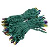 Novelty Lights RetroGlo LED Mini Lights 100 Light on Green Wire 50 Feet Long - 4 of 4