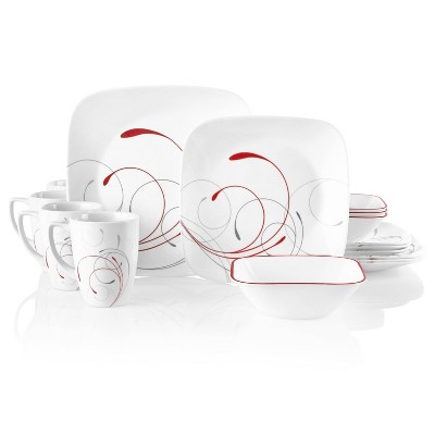 square dining ware set