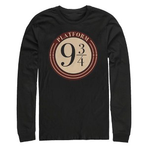 Men's Harry Potter Platform 9 3/4 Logo Long Sleeve Shirt - 1 of 4