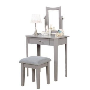 Brassex Cecilia Vanity Table Set - 1 of 4