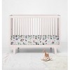 Bacati - Airspace Aqua Navy Red Lime Orange 100 percent Cotton Universal Baby US Standard Crib or Toddler Bed Fitted Sheet - 4 of 4