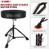 Racxily 5 Core Drum Throne 3 Inch Thick Padded Comfortable Guitar Stool Double Braced Drummer Chair Height Adjustable Musician Seat - 4 of 4
