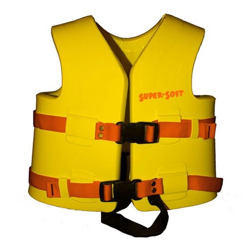 Open Box Yellow TRC Recreation Super Soft USCG Childs Foam Swim Vest Medium 
