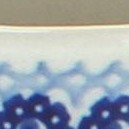 vintage blue daisy
